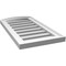 Ekena Millwork Arch Top Surface Mount PVC Gable Vent: Non-Functional, w/2"W x 1-1/2"P Brickmould Frame, 14"W x 24"H GVPAR14X2402SN - alternate 5
